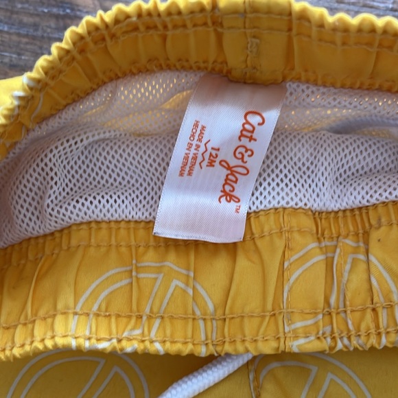 12M Cat & Jack Swim Trunks - Picture 3 of 4